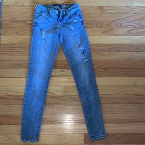 Aeropostale 0R ripped jeggings